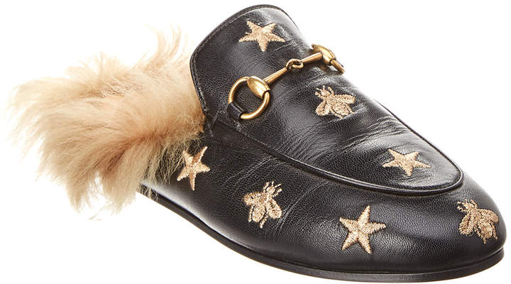 gucci princetown bee and star